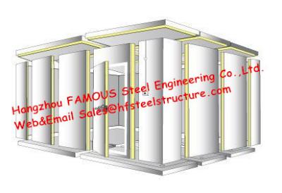 Chine Unité de réfrigération de chambre froide de congélateur et unité centrale isolée par courant ascendant recouvrant les portes articulées à vendre