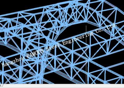 China Estructura de acero del estadio sintético que construye diseños de ingeniería arquitectónicos y estructurales en venta