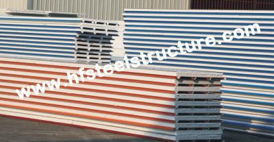 China EPS / PU Metal Roofing Sheets With Color Steel Sandwich Panel for sale