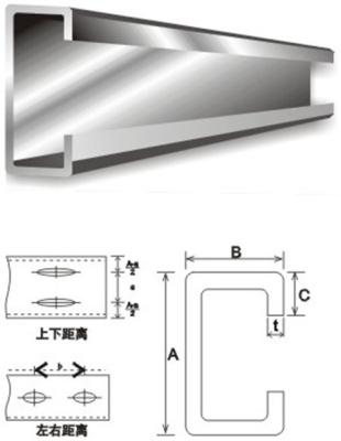 Cina Purlins d'acciaio galvanizzati C del materiale da costruzione dell'acciaio per costruzioni edili ed acciaio del Purlin di Z in vendita