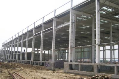 China Constructed Multi-span Industrial Steel Buildings , AutoCAD Industrial Steel Workshop for sale