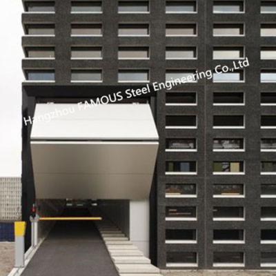 China Modern Industrial Overhead Upper Folded Automatic Stainless Steel Garage Door for sale