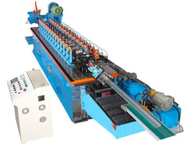 China 15KW Hat Channel Cold Rolling Machine With Cr 12 Blade Hydraulic Cutting for sale