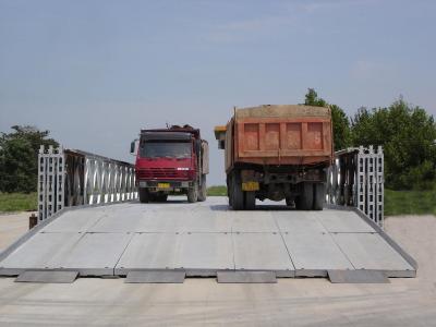 China De Brug van structureel Staalvestingmuur, Modulaire Staalbrug, Draagbare Geprefabriceerde Bundelbrug Te koop