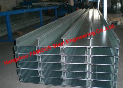 China O equivalente do sistema de alimentação de originais galvanizou os Purlins de aço que apoiam feixes de telhado horizontais à venda