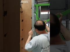 Installion of ICF wall bracing system