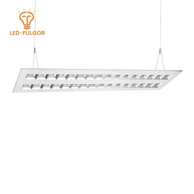 China UGR< 19 (anti-galre) high quality led panel light 1200x300 suspended recessed mounted hanging rectangle flat led panel for sale