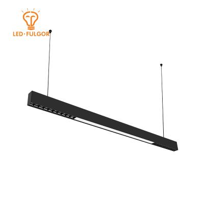 China Modern Creative Simple Design Rectangular Pendant Mount Nordic Linear Cup 2021 Micro-prismatic+Reflector LED Desk Lighting for sale