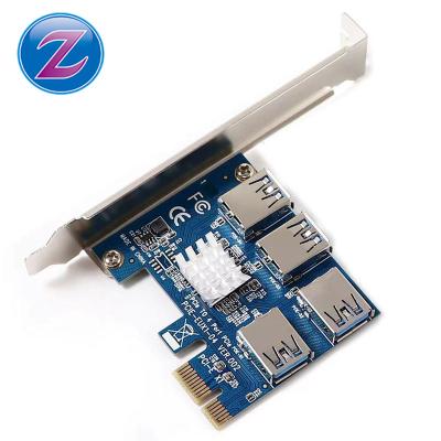 China gpu 4 riser pcie 1 120*66*21mm for sale