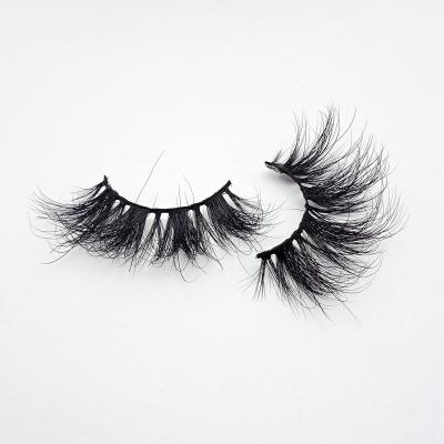 China Natural Soft Super Quality Private Logo Custom Magnetic Box  Hand Made Mink Lashes 6D Mink Eyelashes for sale