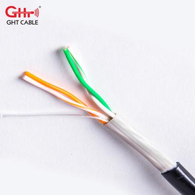 China good cabling system price cat3 outdoor/audio/video/digital/media communication 2 pair copper telephone cable for sale