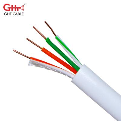 China Telecom Communication High Performance UTP CAT3 Telephone Cable Indoor 24AWG 100m/200m/300m 2 Pair for sale