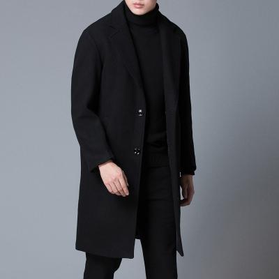 China 2022 customized men's QUICK DRY autumn and winter color trend korean woolen coat pure body woolen casual coat coat for sale