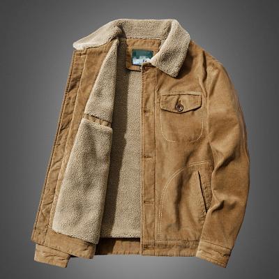 China 2022 New Fall Reversible Winter Men's Oversized Fleece Men's Corduroy Jacket And Thick Youth Jacket for sale