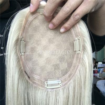 China Balayege Color Brazilian Mono Monofilament Mono Top Monofilament Top Hairpiece Women Virgin Hair Piece Women Toppers Low Tops for sale