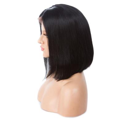 China Hot Product Lace Front Bob Human Hair Wigs Silky Wave Lace Front Human Hair Wigs From Aliexpress Brazilian Short Silky Straight Human Hair for sale