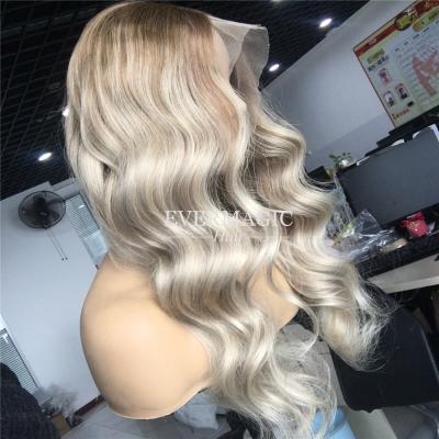 China Silky Straight Lace Frontal Wigs Balayage Wave Colors Blonde Hair Wavy Luxury Wigs for sale