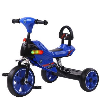 China Wholesale Safety Kids Tricycle Baby Tricycle Kids Ride On Car With Pedals Music Light for sale