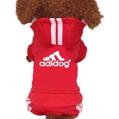 China HY NewClear Dog Clothes Winter Cotton Coat T-shirt Warm Viable Wholesale Solid Dog Sweatshirt Hohdie Dog Set Puppy Clothes for sale