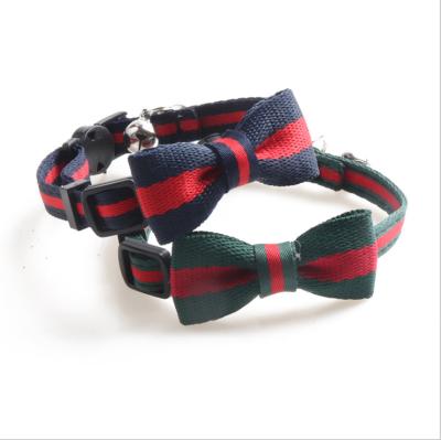 China HY red and green elements of new viable pet collar cat collar dog collar with bell manufacturers direct sales for sale