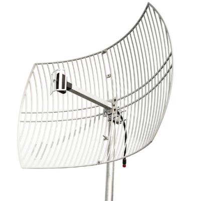 China WIFI Grid 2.4GHz WLAN Outdoor Aluminum Directional Satellite Dish Antenna 24dBi for sale