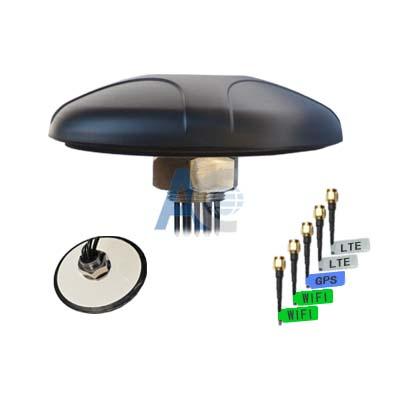 China ABS 5 in1 Screw Free Mount Omni GPS LTE WIFI Combo Antenna Factory for sale