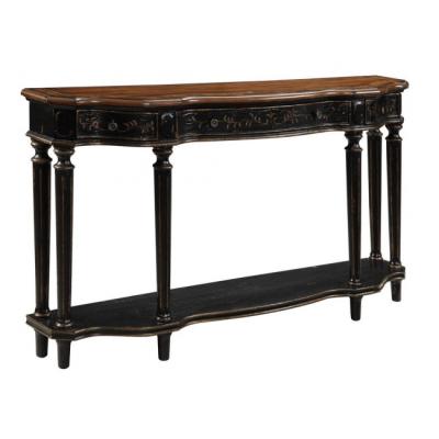 China Hot Selling Extendable Furniture Living Room Sets Entryway Hand Painted Solid Wood Console Table for sale