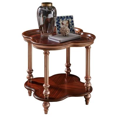 China Luxury Wooden Corner Sofa Side Table, New Design Extendable End Table for Living Room for sale