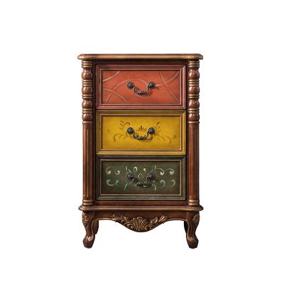 China Classic Style Eco - Friendly Wooden Furniture Solid Wood Bombay Chest Of Drawers Hand Painted for sale