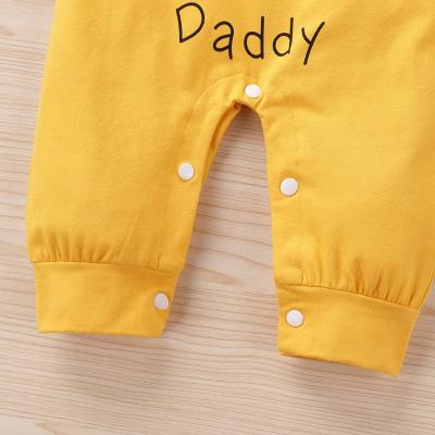 China 100% Cotton Baby Wear Boys' Climb Suit With O-ring Snap Button Can Easy Dress for sale