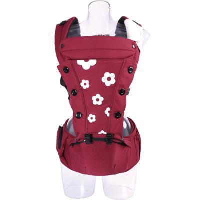 China High Quality Breathable Eco-Friendly Baby Carrier with Comfortable Hipseat Baby Carrier for sale