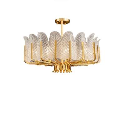 China Luxury modern glass chandelier ST-4840-80 lamp lighting for living room/hotel/wedding hall. for sale