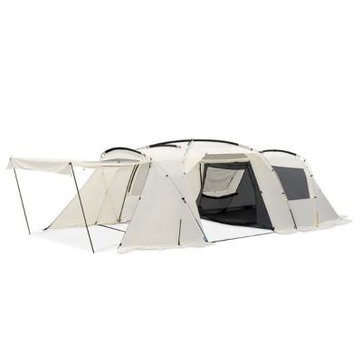 China Factory Customized Rainproof Luxury 8 Person Family Glamping Space/Large 210D Ripstop 3000MM Camping Tent For Sale for sale