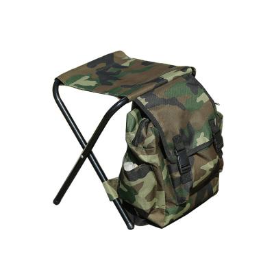 China Modern Insulated Picnic Chair Camping Beach Backpack Portable Ultralight Folding Fishing Stool With Cooler for sale