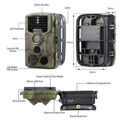 China Other Products Camera 1080P Trail Game Programmable Waterproof 24mp Infrared Hunting Trail Cameras Lens Style Cameras for sale