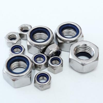 China Heavy Industry China Manufacturer Custom Hexagon Head Nylon Self Insert Locking Lock Nuts for sale