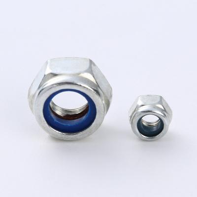 China Heavy Industry Demed Products High Anodized Nylon 6061 Insert Nylock Flange Locknut for sale