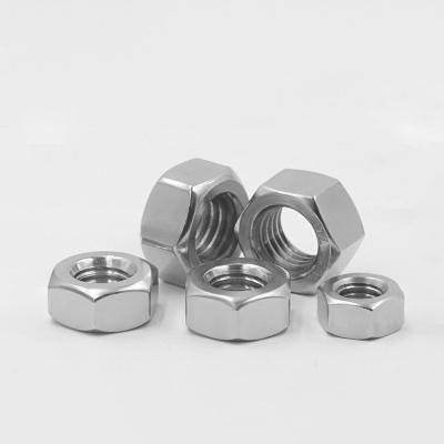 China Heavy Industry Hex Nut M3 M8 M10 China Manufacturer Steel Nut Stainless Steel Din 934 Zinc M4 Hex Nut for sale