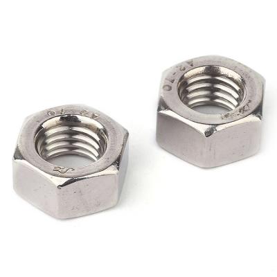 China DIN934 Heavy Industry Carbon Steel Hex Nuts Stainless Steel Hex Nut M8 for sale