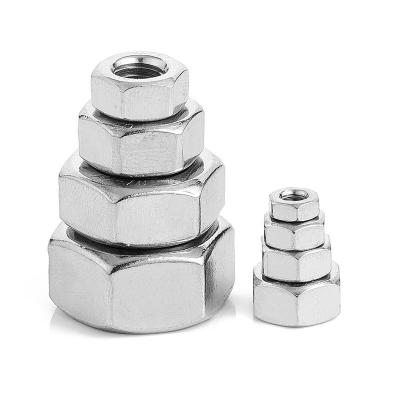 China Free Sample Customized Heavy Industry Industry Galvanized DIN934 Metric Hex Nuts Threads Hex Nut for sale