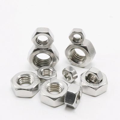 China Heavy Industry M2 M3 M4 M8 M10 M12 M14 M16 Hex Nut M2 M3 M4 M8 M10 M12 M14 M16 Hex M12x0.75 Zinc M10x1 25 Stainless Steel Hex Nut DIN 934 Steel Cap Nuts for sale