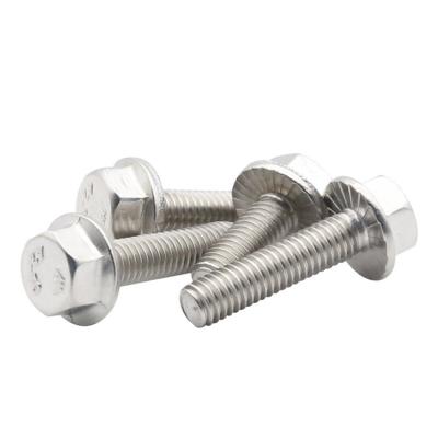 China Wholesale Galvanized Stainless Steel DIN6921 Hexagon Flange Bolt Hex Head Flange Bolt China for sale