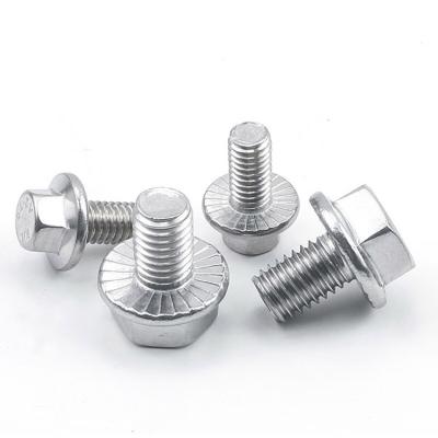 China Metric High Strength Stainless Steel Flange Bolt DIN6921 m5 Stainless Steel Hex Head Flange Bolt for sale