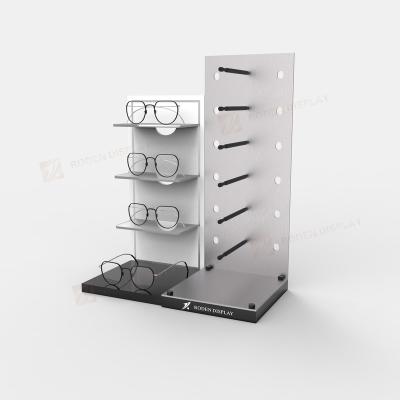 China Sunglasses Retail Store Table Top Industrial Or Metallic Eyeglass Display Stand Frame Presentation Display Holder for sale