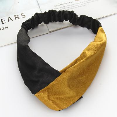 China 2021 Korean Style Headband Custom Logo Elastic Hair Bands Knotted Headbands For Women for sale