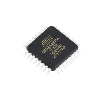 China Contact Customer Service NEW IN Microcontroller Circuit IC IC MCU 8BIT 4KB CURRENT FLASH 32TQFP ATMEGA48PA-AU for sale