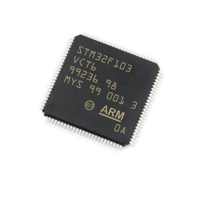 China Microcontroller Chips Normal Original IC FLASH 100LQFP STM32F103VCT6 MCU 32BIT 128KB for sale