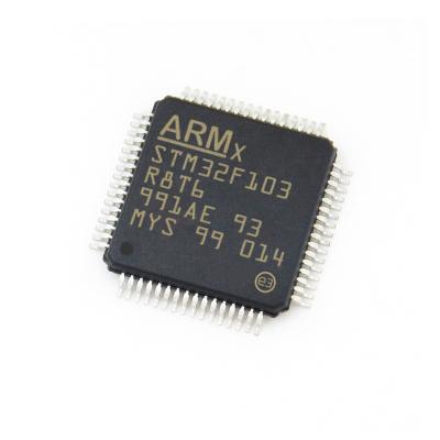 China Microcontroller Chip STM32F103 STM32F Normal 32-Bit ARM LQFP-64 72MHz STM32F103R8T6 for sale