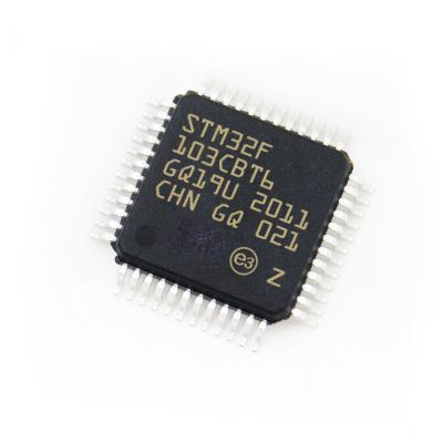 China Normal MCU Microcontroller Chip STM32F103C QFP48 ORIGINAL ARM 72MHz STM32F103CBT6 for sale