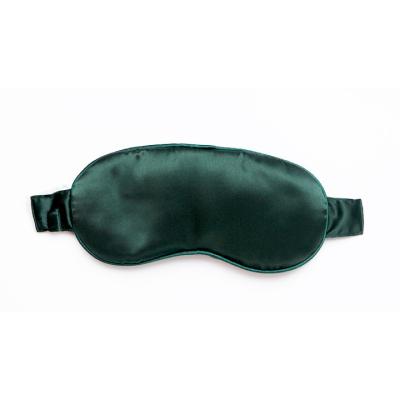 China Anti-Puffiness Customized Sleeping Eye Mask 100% Silk Satin Silk Eye Mask for sale